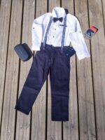 Klassikaline komplekt: särk, püksid, kikilips + traksid Brace&Bose - Image 4