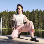 Helevalge ja roosa pluus - Image 4