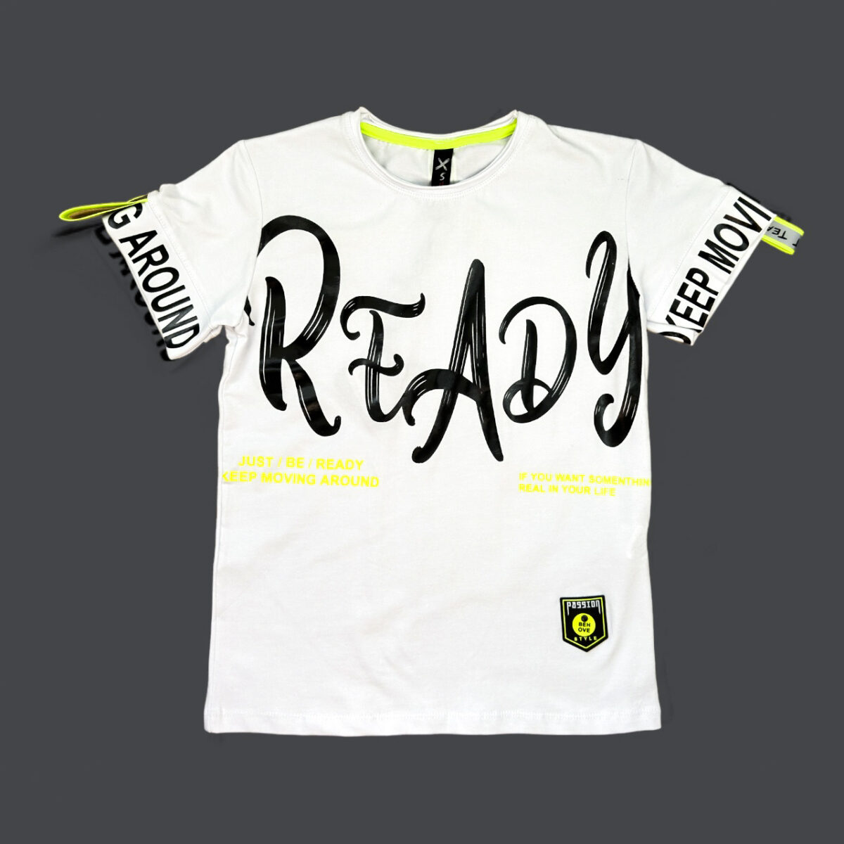 photoroom-81 Valge trükiga T-särk - Image 1