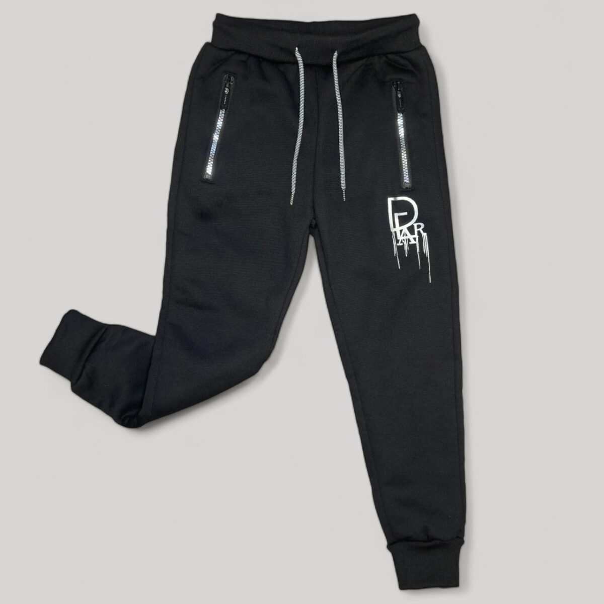 photoroom-71 Утепленные повседневные штаны черные — изображение 1