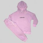 Soe ülikond kapuuts+püksid lillad